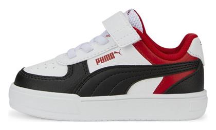 Puma Παιδικά Sneakers High Caven Block Puma White / Puma Black / For All Time Red