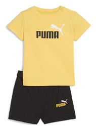 Puma Παιδικό Σετ με Σορτς Καλοκαιρινό 2τμχ Κίτρινο