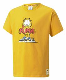 Puma Παιδικό T-shirt Κίτρινο