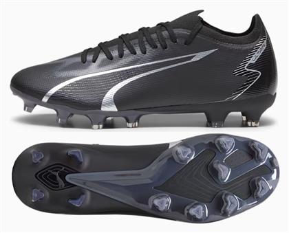 Puma Ultra Match FG/AG Χαμηλά Ποδοσφαιρικά Παπούτσια με Τάπες Μαύρα