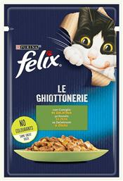 Purina Felix Fantastic Υγρή Τροφή για Ενήλικες Γάτες σε Φακελάκι με Κουνέλι σε Ζελέ σε Ζελέ 85gr