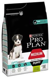 Purina Pro Plan OptiDigest Medium Puppy 3kg Ξηρά Τροφή χωρίς Σιτηρά για Κουτάβια Μεσαίων Φυλών με Αρνί