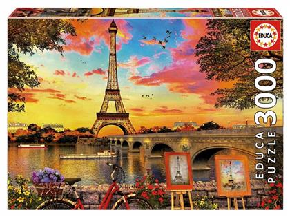 Puzzle Sunset In Paris 2D 3000 Κομμάτια