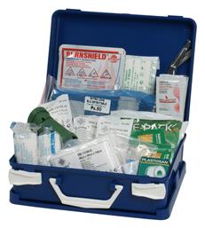 PVS First Aid Μεταλλικό Κουτί Πρώτων Βοηθειών με Περιεχόμενο