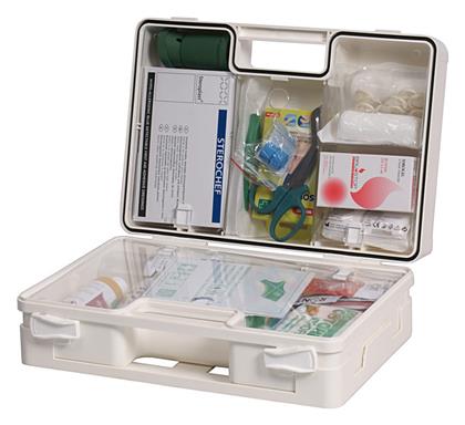 PVS First Aid Πλαστικό Κουτί Πρώτων Βοηθειών με Περιεχόμενο