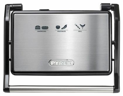 Pyrex SB-290 Τοστιέρα Γκριλιέρα με Κεραμικές Πλάκες 800W Inox