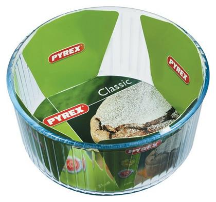 Pyrex Σουφλέ Στρογγυλό Πυρίμαχο Σκεύος για Σουφλέ Γυάλινο 21x21x10cm
