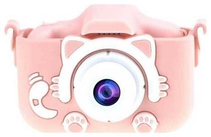 Q1 Kitty Kids Compact Φωτογραφική Μηχανή 12MP με Οθόνη 2'' και Ανάλυση Video 4608 x 3456 pixels Ροζ