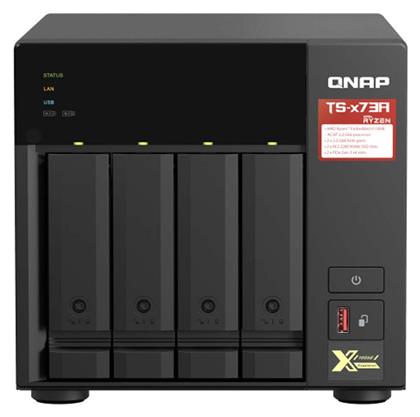 QNap TS-473A-8G NAS Tower με 4 θέσεις για HDD/M.2/SSD και 2 θύρες Ethernet