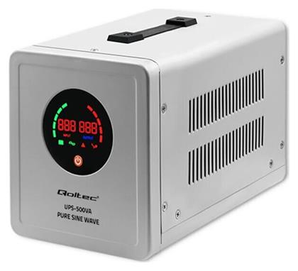 Qoltec 50719 (FR) UPS 500VA 350W με Πρίζα Schuko