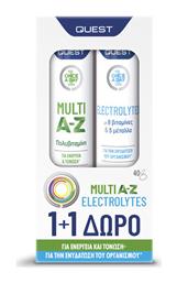 Quest Once A day Multi A-Z Βιταμίνη για Ενέργεια & Ανοσοποιητικό Multiflavoured 2 x 20 αναβράζοντα δισκία