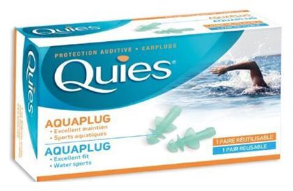 Quies Aquaplug Ωτοασπίδες Σιλικόνης για Κολύμβηση 2τμχ