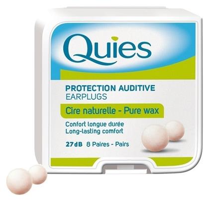 Quies Pure Wax Ωτοασπίδες Κεριού 16τμχ σε Λευκό Χρώμα