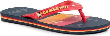 Quiksilver Molokai Wolrdblock Flip Flops σε Κόκκινο Χρώμα