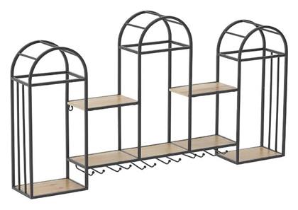 Ράφι Τοίχου Φυσικό - Μαύρο 94x14x52cm