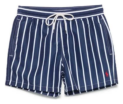 Ralph Lauren Ανδρικό Μαγιό Σορτς Navy Μπλε με Ρίγες