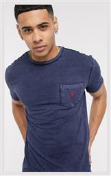 Ralph Lauren Ανδρικό T-shirt Navy Μπλε Μονόχρωμο