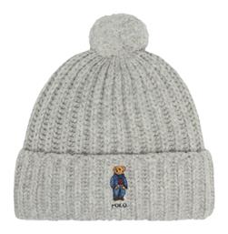 Ralph Lauren Beanie Γυναικείος Σκούφος Πλεκτός σε Γκρι χρώμα