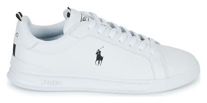 Ralph Lauren Hrt Ct II Ανδρικά Sneakers Λευκά