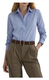 Ralph Lauren Μακρυμάνικο Γυναικείο Πουκάμισο Classic Medium Blue