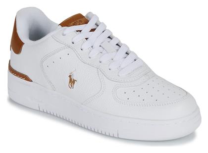 Ralph Lauren Masters Court Γυναικεία Sneakers Λευκά