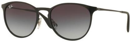 Ray Ban Erika Metal Γυαλιά Ηλίου με Μαύρο Μεταλλικό Σκελετό και Μαύρο Ντεγκραντέ Φακό RB3539 002/8G