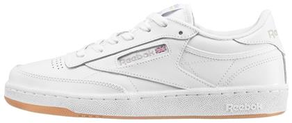 Reebok Club C 85 Γυναικεία Sneakers White / Light Grey / Gum