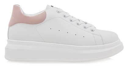 Renato Garini Γυναικεία Flatforms Sneakers Λευκά