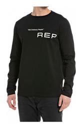 Replay T-shirt Μαύρο