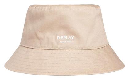Replay Γυναικείο Καπέλο Bucket Μπεζ