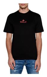 Replay T-shirt ΜΑΥΡΟ