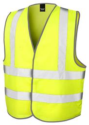 Result Hi-Viz Γιλέκο Εργασίας με Ανακλαστικές Ταινίες Κίτρινο