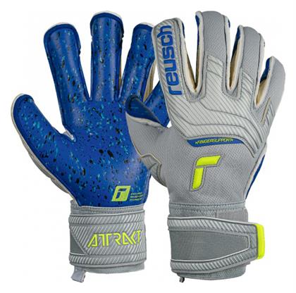 Reusch Attrakt Fusion Evolution Cut Finger Support Γάντια Τερματοφύλακα Ενηλίκων Γκρι από το MybrandShoes