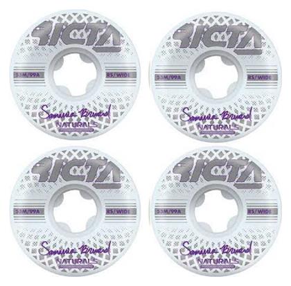 Ricta Ροδάκια Ricta Wheels Brevard Refl Naturals Wide 99a White-ric-skw-5195-white