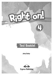 Right on 4 - Test Booklet