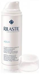 Rilastil Aqua 24ωρη Ενυδατική Λεπτόρρευστη Κρέμα Προσώπου για Κανονικές/Μικτές Επιδερμίδες με Υαλουρονικό Οξύ 50ml