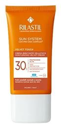 Rilastil Sun System Velvet Cream SPF30 Αντηλιακή Κρέμα 50ml
