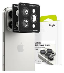 Ringke Frame Protector Προστασία Κάμερας Tempered Glass Μαύρο για το iPhone 16 Pro, iPhone 16 Pro Max