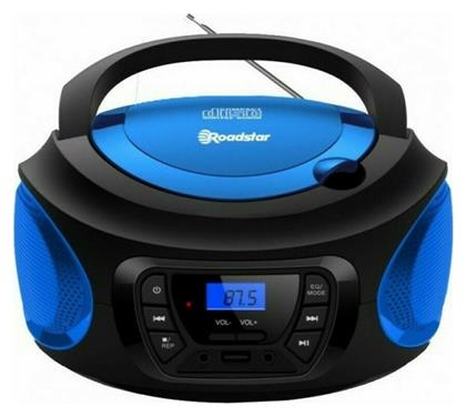 Roadstar Φορητό Ηχοσύστημα CDR-365U με CD / MP3 / USB / Ραδιόφωνο σε Μπλε Χρώμα