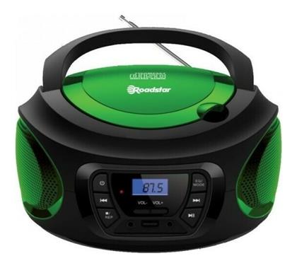 Roadstar Φορητό Ηχοσύστημα CDR-365U με CD / MP3 / USB / Ραδιόφωνο σε Πράσινο Χρώμα από το GreekBooks