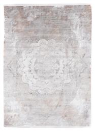 Royal Carpet 6864A Bamboo Silk Χαλί Διάδρομος με Κρόσια Light Grey / Dark Beige