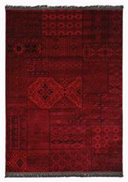 Royal Carpet 7675A Afgan Χαλί Ορθογώνιο με Κρόσια Dark Red από το Aithrio