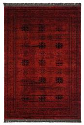 Royal Carpet 8127A Afgan Χαλί Ορθογώνιο με Κρόσια Dark Red