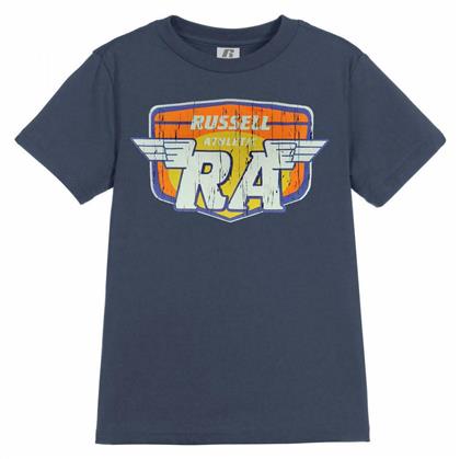 Russell Athletic Παιδικό T-shirt για Αγόρι Μπλε Wings Crew Neck Tee