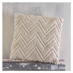 Rythmos Μαξιλάρι Καναπέ Raffia Εκρού 45x45εκ.