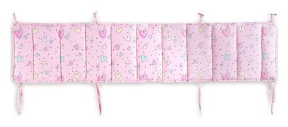 Rythmos Pop Hearts Πάντα Κλασική Εσωτερική Ροζ 43x200cm