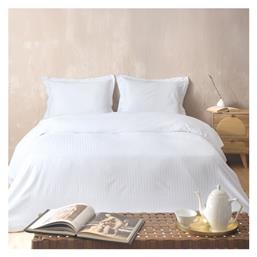 Rythmos Satin Stripes Μαξιλαροθήκη Ξενοδοχείου Ριγέ 70x50εκ.