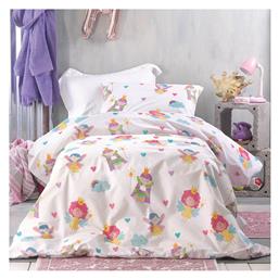 Rythmos Σετ Ημίδιπλα με Λάστιχο Fairies Λευκό 160x260cm