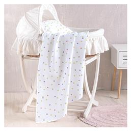 Rythmos Σετ Βρεφική Παπλωματοθήκη με Μαξιλαροθήκη Blaze Λευκό 110x160εκ.