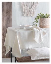 Rythmos Τραπεζομάντηλο Βαμβακερό Merit Off White 150x160εκ. από το Katoikein